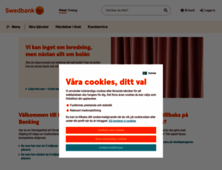 swedbank.se screenshot