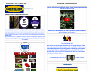 swedeclean.com screenshot