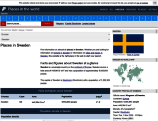 sweden.places-in-the-world.com screenshot