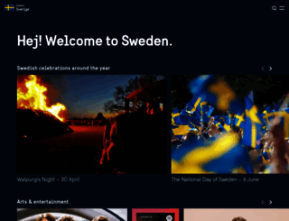 sweden.se screenshot