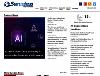 swedennews.net screenshot