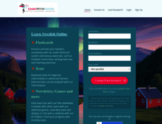 swedish-flashcards.com screenshot