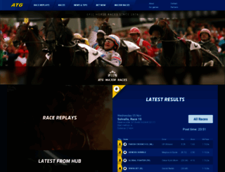 swedishhorseracing.com screenshot