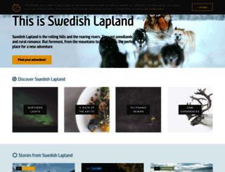swedishlapland.com screenshot