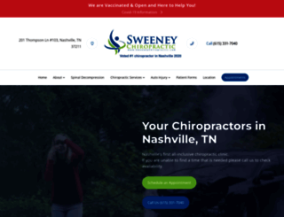 sweeneychiropractic.com screenshot