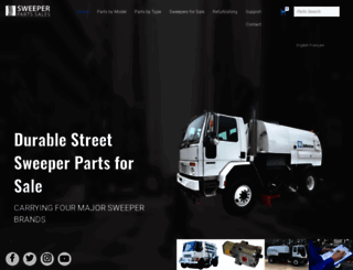 sweeperpartssales.com screenshot