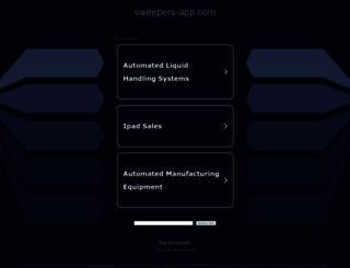 sweepers-app.com screenshot