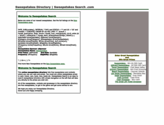 sweepstakes-search.com screenshot