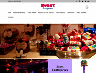 sweetarrangements.co.uk screenshot