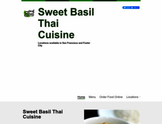 sweetbasilthai.net screenshot