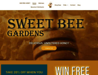 sweetbeegardens.com screenshot