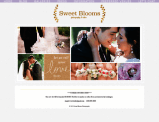 sweetbloomsphotography.com screenshot