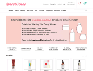 sweetcorea.com screenshot