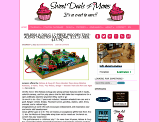 sweetdeals4moms.net screenshot