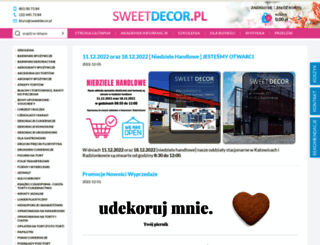 sweetdecor.pl screenshot