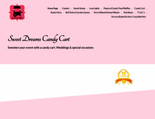 sweetdreamscandycart.co.uk screenshot