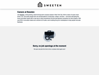 sweeten.workable.com screenshot