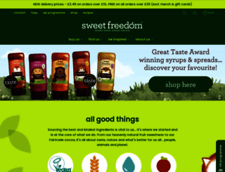 sweetfreedom.co.uk screenshot