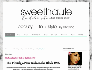 sweethaute.net screenshot