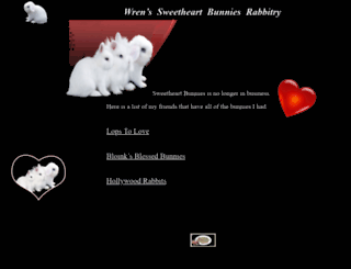 sweetheartbunny.com screenshot