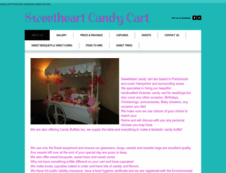 sweetheartcandycart.weebly.com screenshot