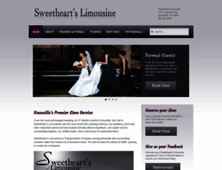 sweetheartlimos.com screenshot