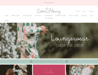 sweethoney-clothing-co.myshopify.com screenshot