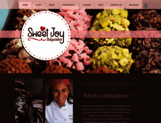 sweetjoychocolate.com screenshot