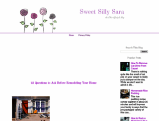 sweetsillysara.com screenshot