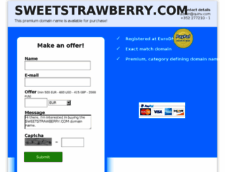 sweetstrawberry.com screenshot