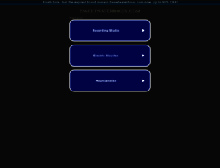sweetwaterbikes.com screenshot