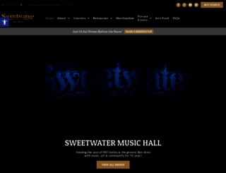 sweetwatermusichall.com screenshot