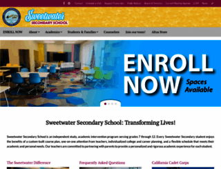 sweetwatersecondarycharter.com screenshot