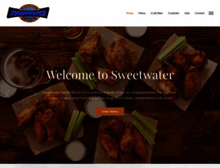 sweetwatersportsbarandgrill.com screenshot