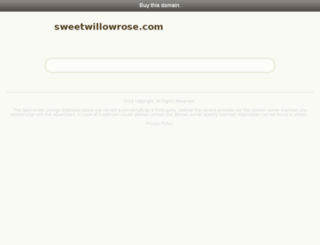 sweetwillowrose.com screenshot