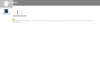 swelreinscription.univ-nantes.fr screenshot