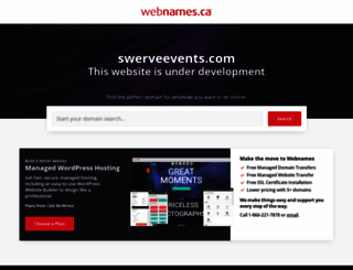 swerveevents.com screenshot