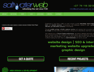 swfwebdesign.co.za screenshot