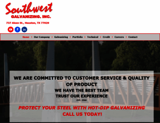 swgalvanizing.com screenshot