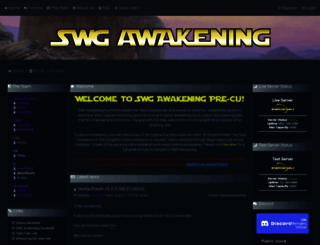 swgawakening.com screenshot