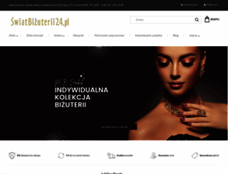swiatbizuterii24.pl screenshot