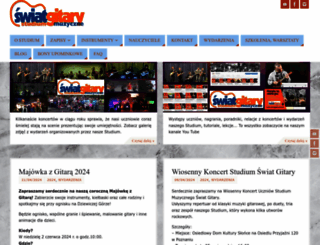 swiatgitary.com.pl screenshot