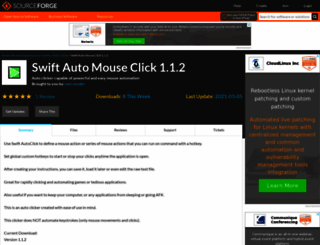 swift-auto-mouse-click.sourceforge.net screenshot