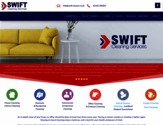 swift-cleaner.co.uk screenshot