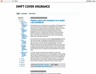 swiftcover-insurances.blogspot.com screenshot