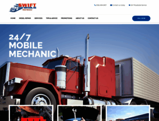 swiftfleetservices.com screenshot