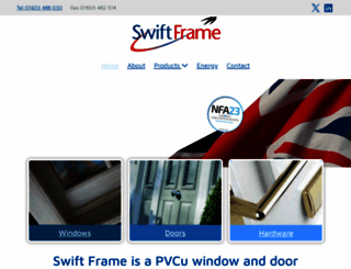 swiftframe.co.uk screenshot