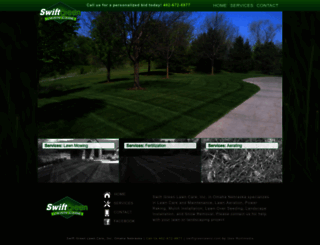 swiftgreenlawns.com screenshot