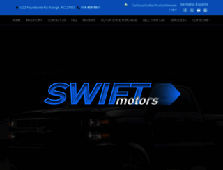 swiftmotorsnc.com screenshot