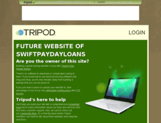 swiftpaydayloans.tripod.co.uk screenshot